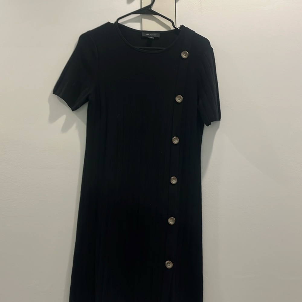 Ann Taylor knit mini with buttons